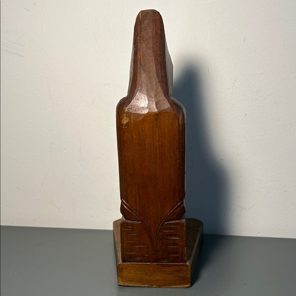 Wooden Monk Sculpture - Picture 6 of 9